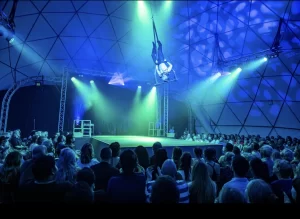 20m Dome.Headfirst Acrobats.
